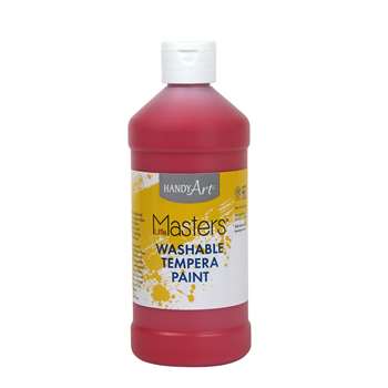 Little Masters Red 16Oz Washable Paint By Rock Paint / Handy Art