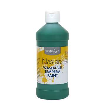 Little Masters Green 16Oz Washable Paint By Rock Paint / Handy Art