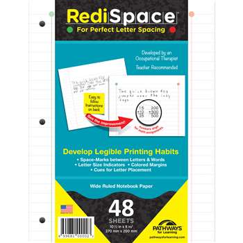 Redi Space Transitional Notebook Paper 48 Shts, RS-48FP