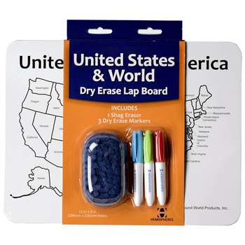 World/Usa Dry Erase Activity Lap Board, RWPDE01