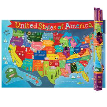 United States Map For Kids, RWPKM02