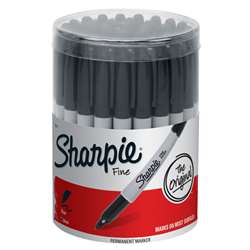 Sharpie Fine Black 36Ct Canister By Newell