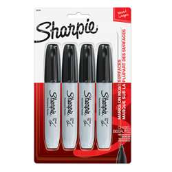 Marker Set Sharpie Chisel Blk 4 Ct By Newell