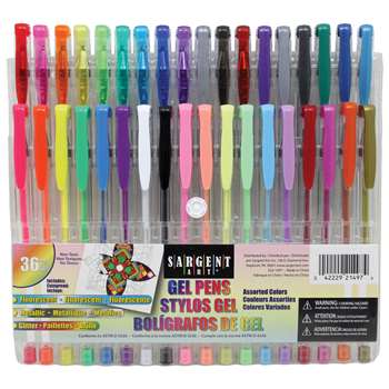 36Ct Gel Pen Set, SAR221497