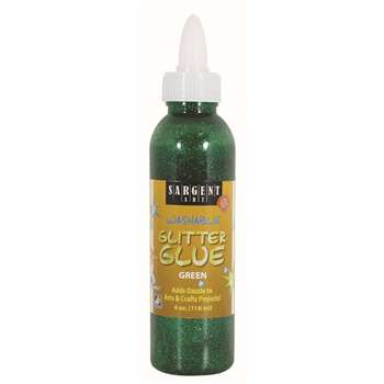 4Oz Glitter Glue - Green By Sargent Art