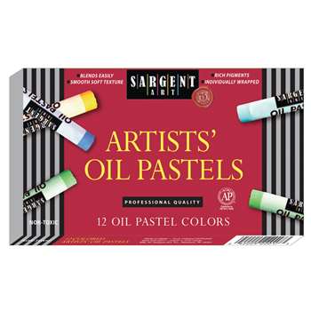 Sargent 12Ct Regular Oil Pastels By Sargent Art