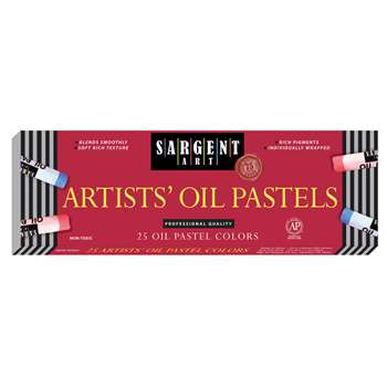 Sargent 25Ct Regular Oil Pastels By Sargent Art