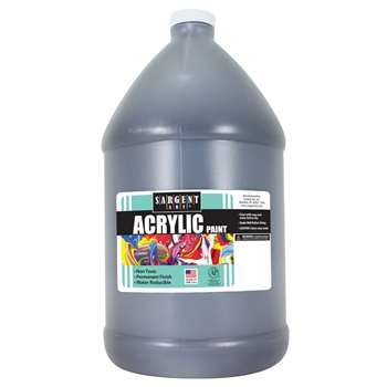 64Oz Acrylic - Black By Sargent Art