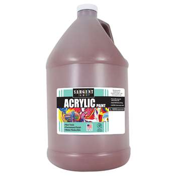 64Oz Acrylic - Brown By Sargent Art