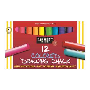 12Ct Drawing Chalk By Sargent Art