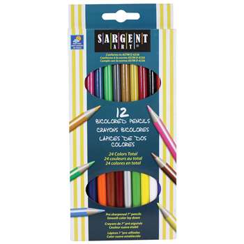 Sargent Art Bicolored Pencils By Sargent Art