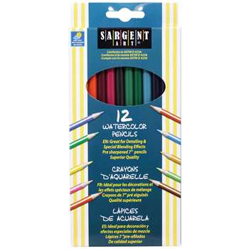 12Ct Sargent Watercolor Pencil 7 In By Sargent Art