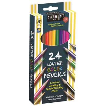 24Ct Sargent Watercolor Pencil 7 In By Sargent Art