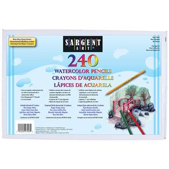 240Ct Sargent Watercolor Pencil Best Buy Assortment 7 In By Sargent Art