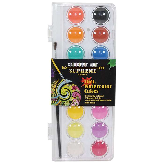 16Ct Watercolorá Cakes, SAR238416