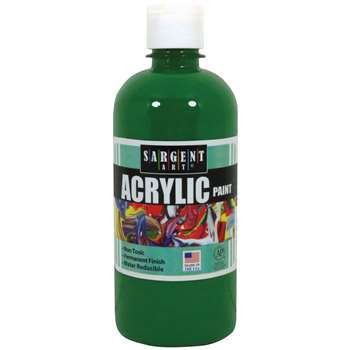 16Oz Acrylic Paint - Green By Sargent Art