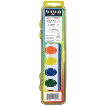 8 Semi Moist Watercolor Set By Sargent Art