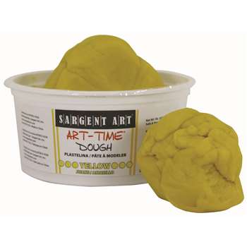 1Lb Art Time Dough - Yellow By Sargent Art