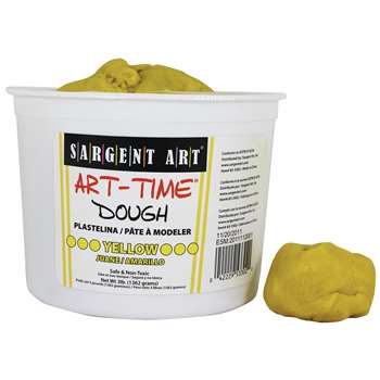 3Lb Art Time Dough - Yellow By Sargent Art