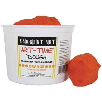 3Lb Art Time Dough - Orange By Sargent Art