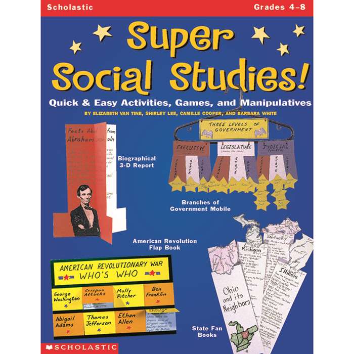 Super Social Studies. Grade 4-8 By Scholastic Books Trade