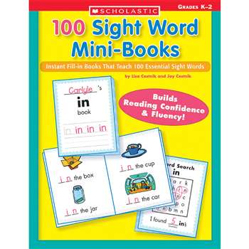 100 Sight Word Mini-Books By Scholastic Books Trade
