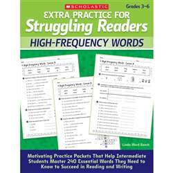Struggling Readers High-Freq Words Extra Practice, SC-512410