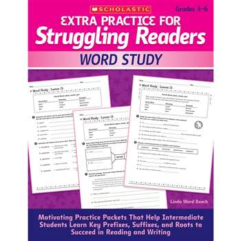 Struggling Readers Word Study Extra Practice, SC-512411