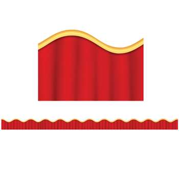 Stage Curtain Scalloped Trimmer By Scholastic Books Trade