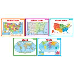 Teaching Maps Bulletin Board Set By Scholastic Books Trade