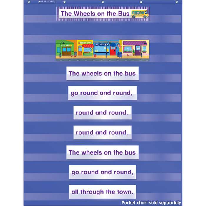 Favorite Kids Songs Pocket Chart Add Ons By Scholastic Books Trade