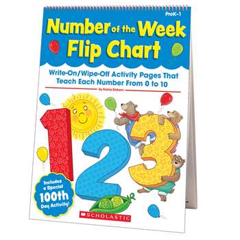 Number Of The Week Flip Chart By Scholastic Teaching Resources