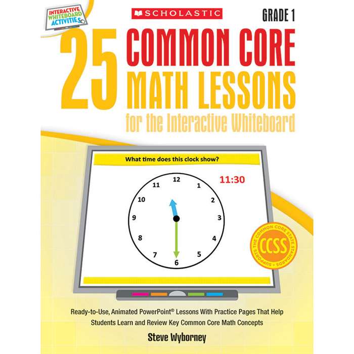 25 Common Core Gr 1 Math Lessons For The Interacti, SC-548616