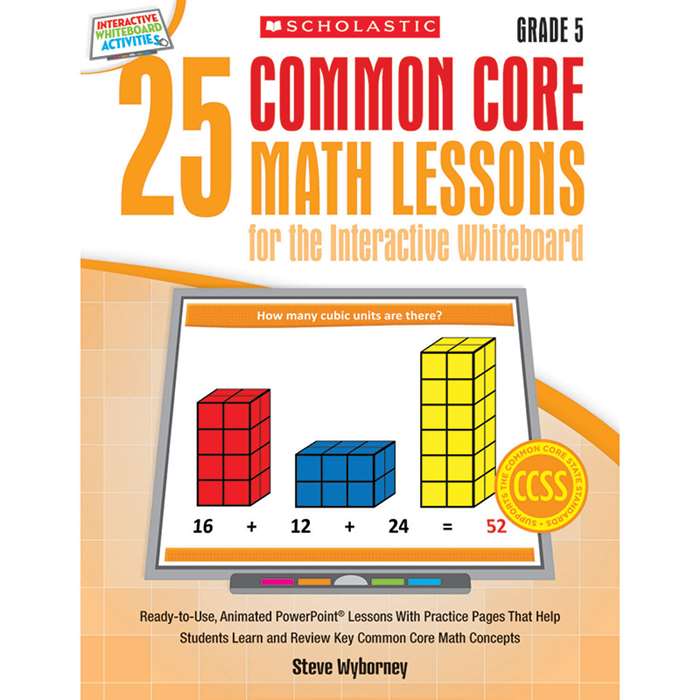 25 Common Core Gr 5 Math Lessons For The Interacti, SC-548620