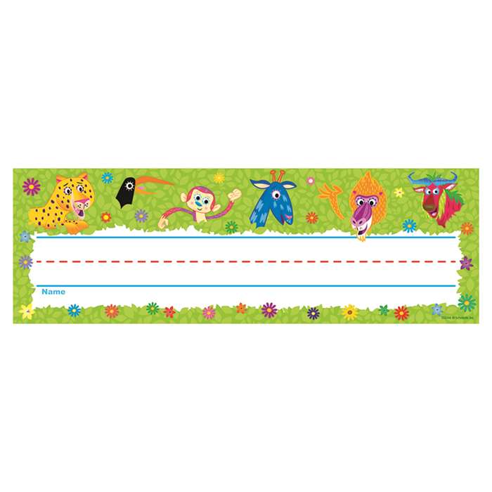 Jingle Jungle Name Plates By Scholastic Teaching Resources