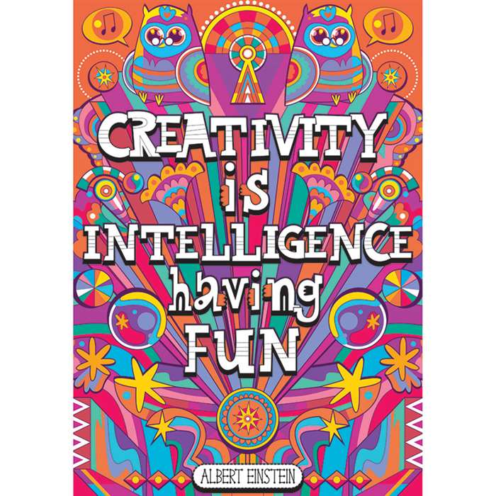 Shop Creativity Is Intelligence Pop Chart - Sc-565390 By Scholastic Teaching Resources
