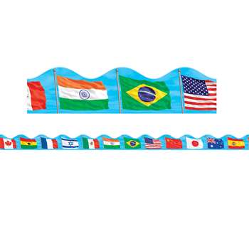 Shop Flags Scalloped Trimmer - Sc-565393 By Scholastic Teaching Resources