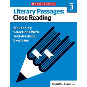 Literary Passages Close Reading Gr3, SC-579386