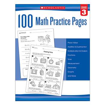 102 Math Practice Pages Gr 3, SC-579939
