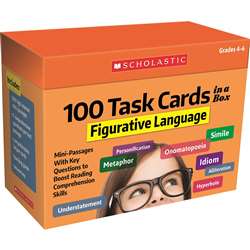 100 Task Cards Figurative Language, SC-716434