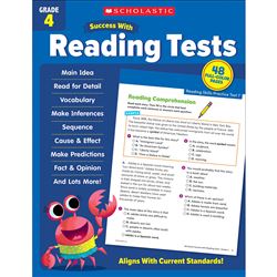 Success With Reading Tests Gr 4, SC-735549