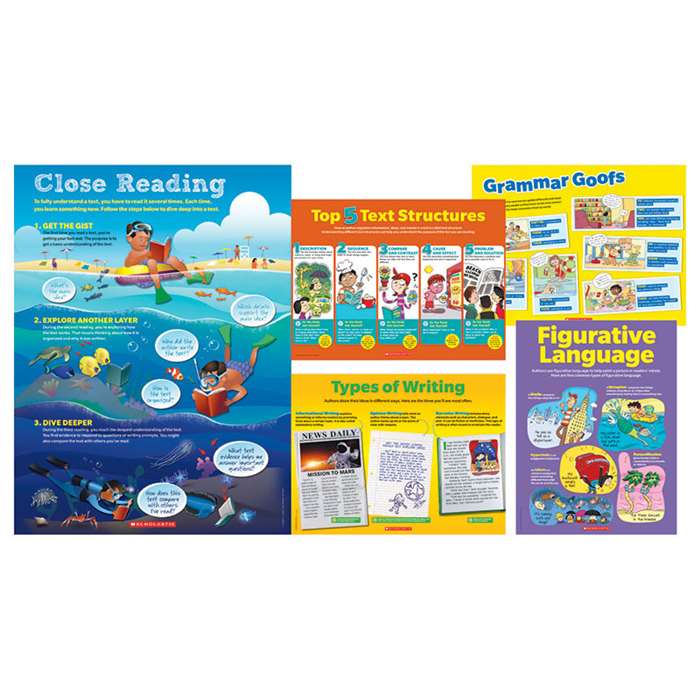 Early Language Arts Toolkit 5 Piece Poster St, SC-804631