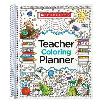 Teacher Coloring Planner, SC-809292