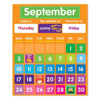 Color Your Classroom Calendar Bulletin Board Set, SC-812780