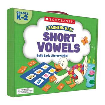 Learning Mats Short Vowels, SC-823965