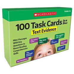 100 Task Cards Text Evidence &quot; A Box, SC-855265