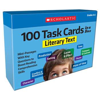 100 Task Cards Literary Text &quot; A Box, SC-855266