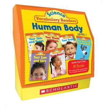 Science Vocabulary Readers Set Human Body Level 1 By Scholastic Books Trade