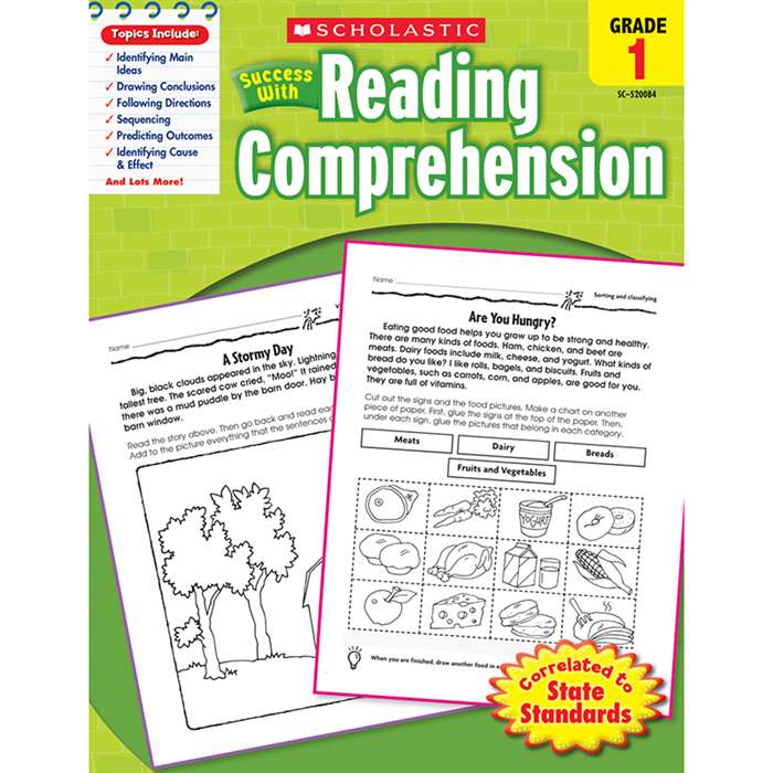 Scholastic Success With Reading Comprehension Gr 1 By Scholastic Books Trade
