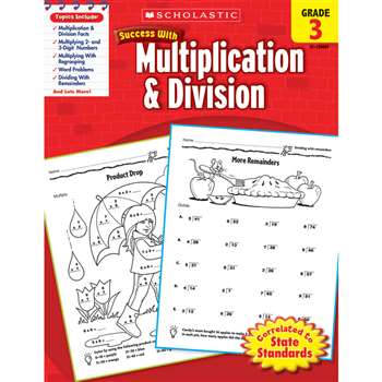 Scholastic Success Multiplication & Division Gr 3 By Scholastic Books Trade